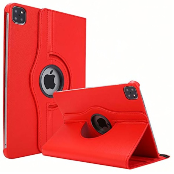 Beskyttelse 360° rotation iPad Pro 12.9 2018/2020 gen 3/4 etui - Rød iPad Pro 12.9 gen 3/4 2018/2020