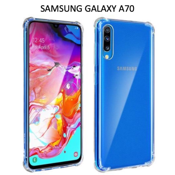 Samsung A21s/A70/A41/A50/A10/J6 skal mobilskal fodral Army V3 - Transparent A70 Samsung Galaxy