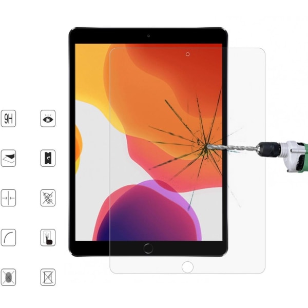 Näytönsuoja iPad 9.7 gen5 2017 karkaistu lasi 0,3 mm läpinäkyvä  
