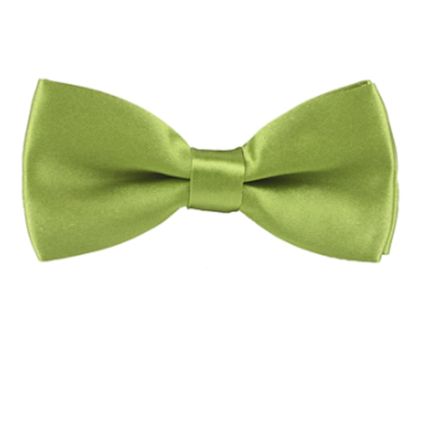 Enfärgad slips, perfekt till kavaj och kostym Ljus grön / gul