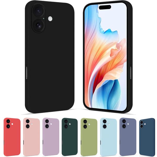 Iphone 17 skal mobilskal silikon / TPU - VÄLJ: MÖRKBLÅ IPHONE 17
