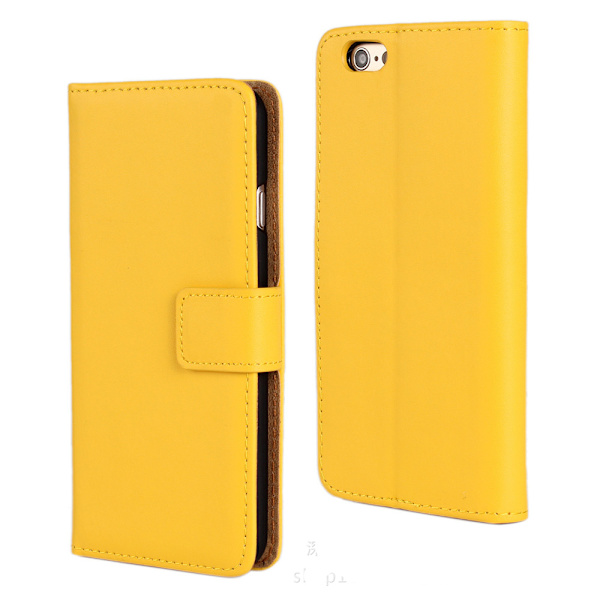 Iphone 6/6s/6+/6s+/7/7+/8/8+ lompakko kotelo - Keltainen Iphone 7+/8+
