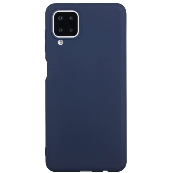 Silikon TPU kuori Samsung A12 -puhelinkotelo näytönsuoja sininen - Dark blue Galaxy A12