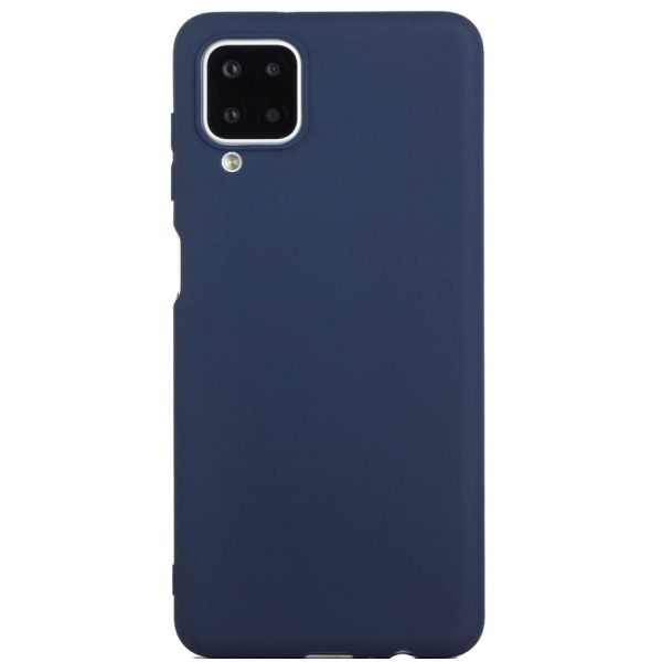 Silikone TPU etui Samsung A12 etui Mobilcover Skærmbeskytter Blå - Dark blue Galaxy A12