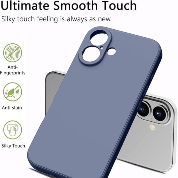 Silikon TPU skal Iphone 17 fodral mobilskal - Blå Iphone 17