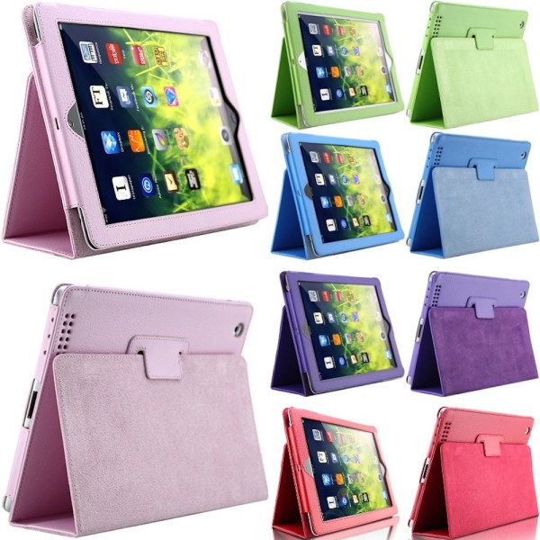 Välj modell skal fodral iPad Air/Pro/Mini 1/2/3/4/5/6/7/8/11 - Lila Ipad 2/3/4 från år 2011/2012 Ej Air