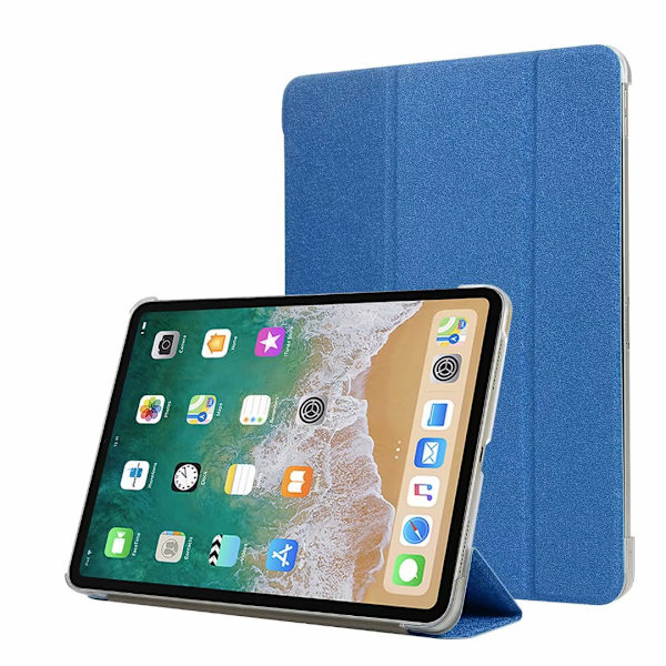 Alla modeller iPad fodral skal skydd tri-fold plast blå - Mörkblå Ipad Mini 5/4 (2019/2015)