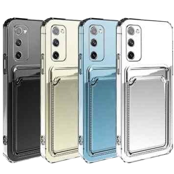 Samsung Galaxy S24/S23/S22/S21 korttitulari mobiilikuori - Transparent Samsung S21 Plus