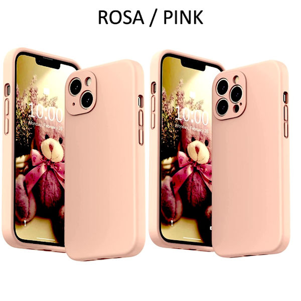 iPhone 13 Pro/ProMax/Mini skal mobilskal fodral TPU - Välj din: Röd / cerise Iphone 13 Pro