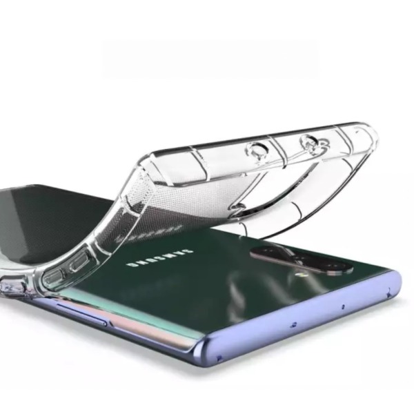 Samsung Galaxy Note 20/10/9/8 Plus/Ultra skal fodral cushion - Transparent Note 10+ mobilskal