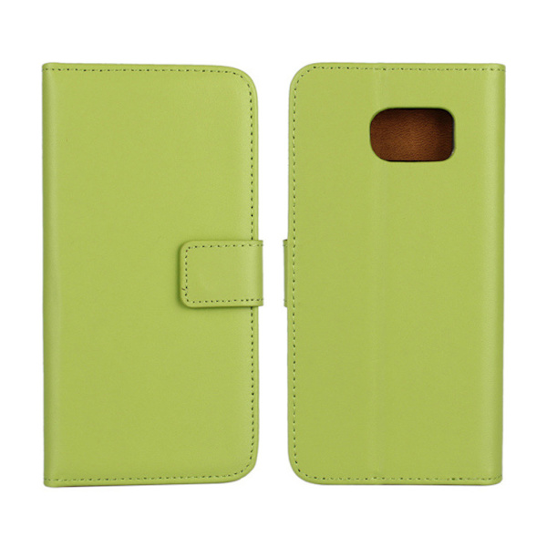 Samsung Galaxy Note9/Note8/J6 plånbok skal fodral skydd skinn - Orange Galaxy Note 9