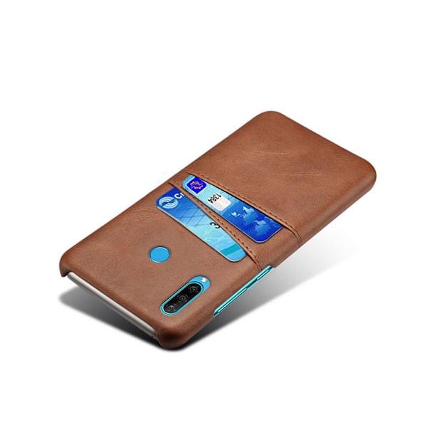 Huawei P30 Lite -kotelo, korttikotelo, jossa on paikat 2 luottokortille BLUE