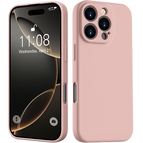 iPhone 16 Pro -puhelinta varten TPU/silikoni suojakotelo tummanvihreä DARK GREEN IPHONE 16 PRO