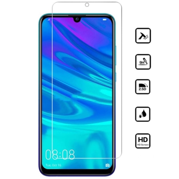 Huawei P Smart 2020 näytönsuoja 9H sopii kuorikuulokkeisiin - Transparent Huawei P Smart (2020)