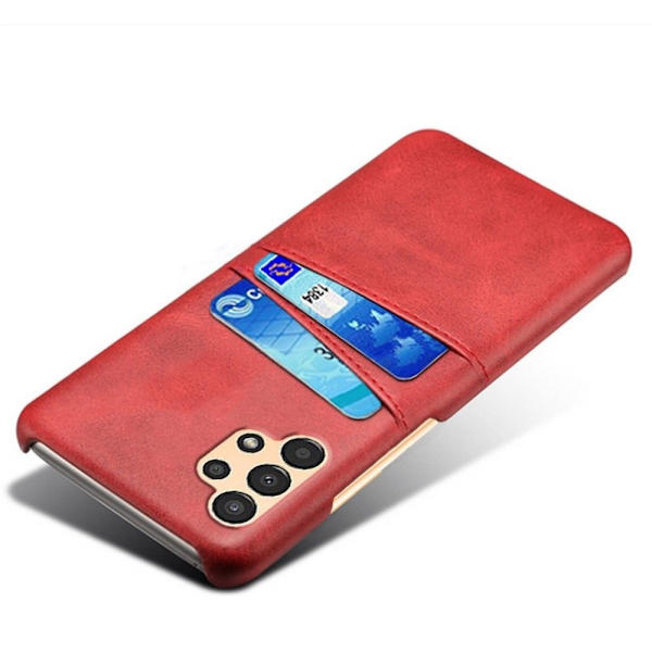 Kortholder Samsung A13 4G cover mobilcover hul til oplader og høretelefoner - Sort Samsung Galaxy A13 5G