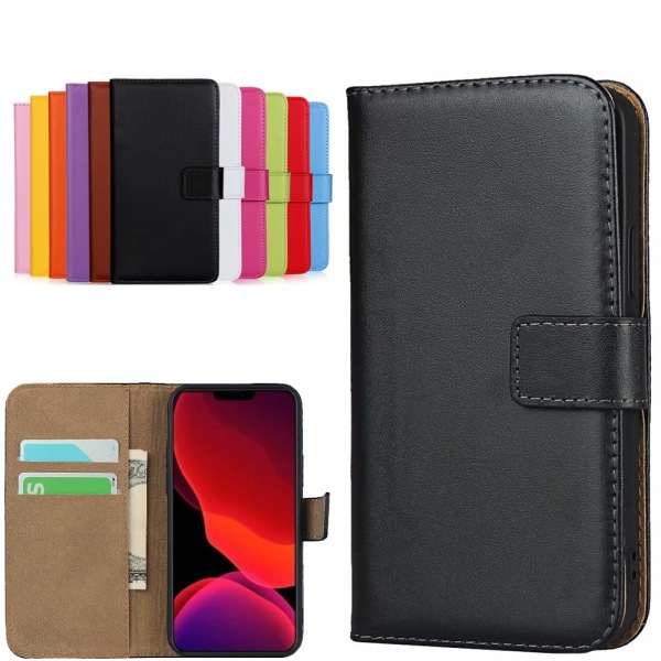 iPhone 13 Pro plånboksfodral plånbok fodral skal kort brun - Brun iPhone 13 Pro