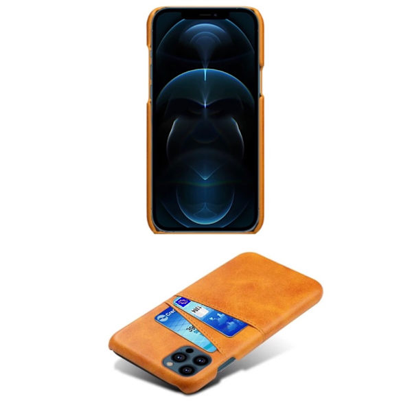 iPhone 13 Pro skal kortholder - Brown