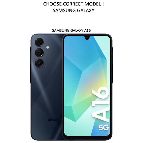 Samsung Galaxy A16 plånbok skal fodral korthållare - BLÅ SAMSUNG A16