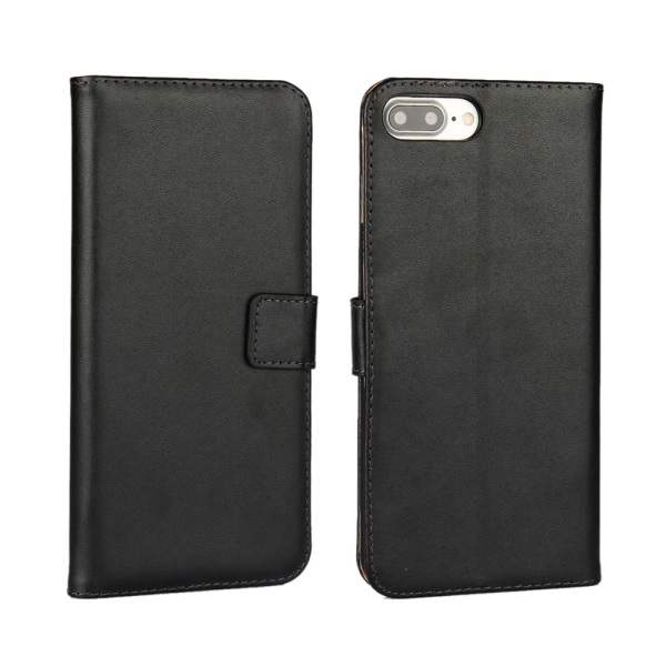 iPhone 7/8 Plus lompakkokotelo lompakkokotelon kuorisuoja musta - BLACK iPhone 7 Plus / Iphone 8 Plus