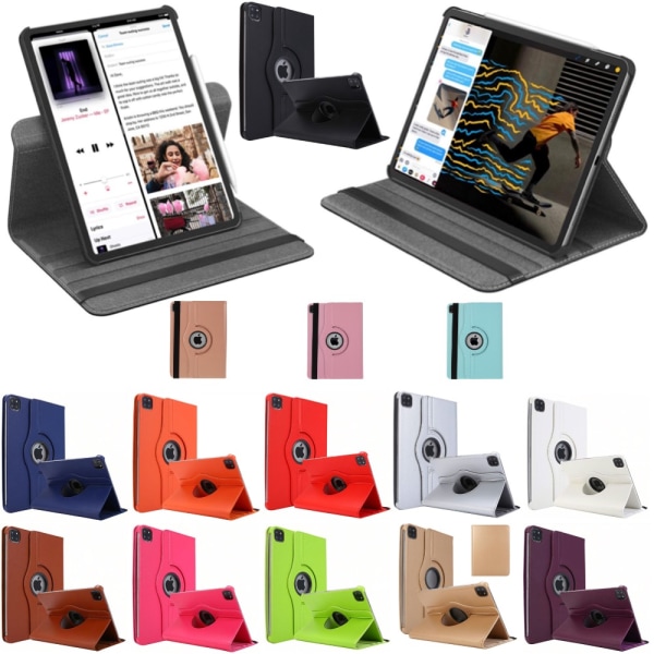 iPad Pro 12.9 2022/2021/2020/2018 gen 6/5/4/3 etui cover - Rød