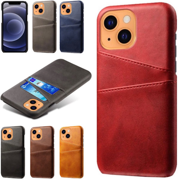 iPhone 13 mini skal kortholder - Red