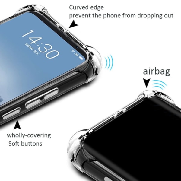 Samsung A21s/A70/A41/A50/A10/J6 kuorillinen matkapuhelinkotelo Army V3 - Transparent A21S Samsung Galaxy