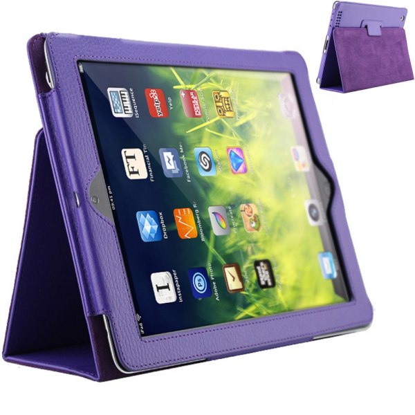 iPad 2 / Ipad 3 / Ipad 4 kotelo - Purppura Ipad 2/3/4 vuodelta 2011/2012 ei Air