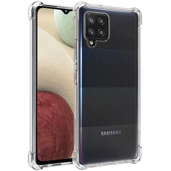 Samsung Galaxy A12 kotelo Army V3 läpinäkyvä