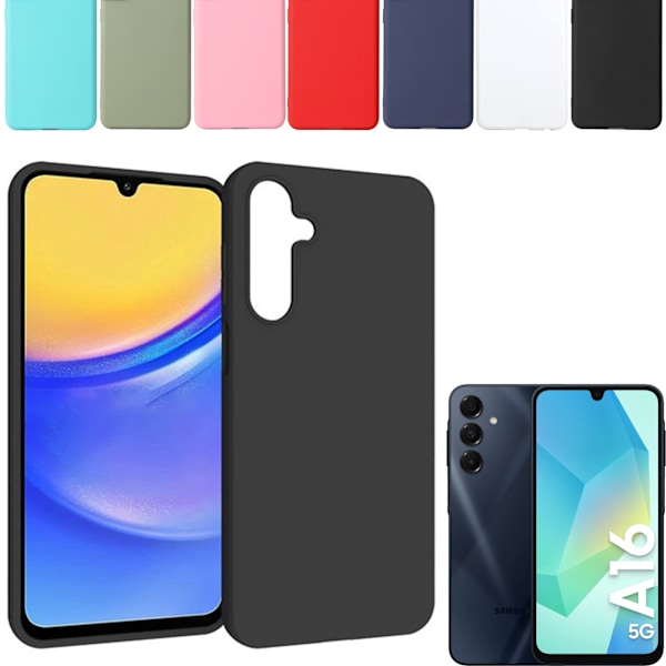 Samsung Galaxy A16 puhelintappi silikon / TPU - VALITSE: RED Samsung A16
