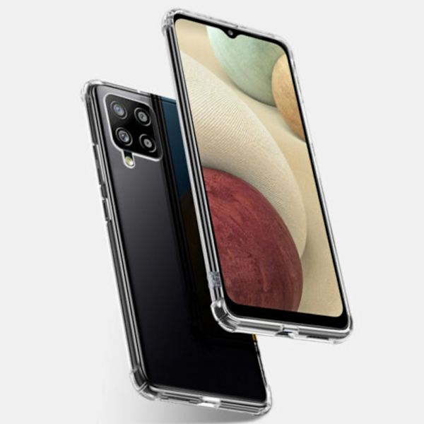 Samsung Galaxy A12 kuori Army V3 läpinäkyvä