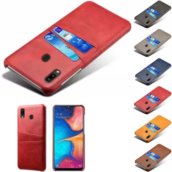 Samsung Galaxy A20e must kortti - Punainen A20e