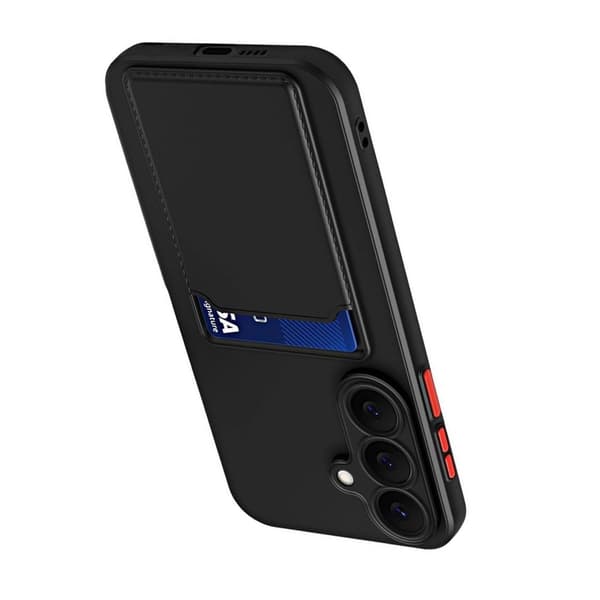 Mobilcover til Samsung Galaxy S26+ Plus cover med kortplads sort