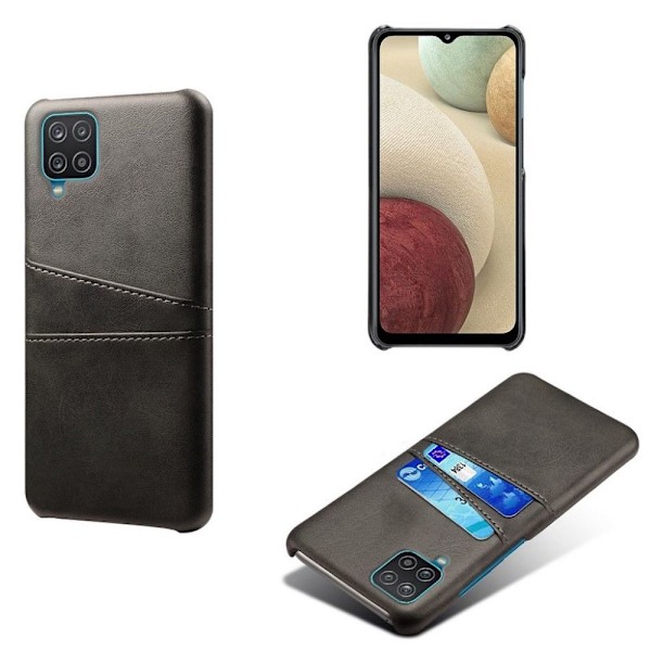 Samsung Galaxy A12 kuori kortti - Musta A12