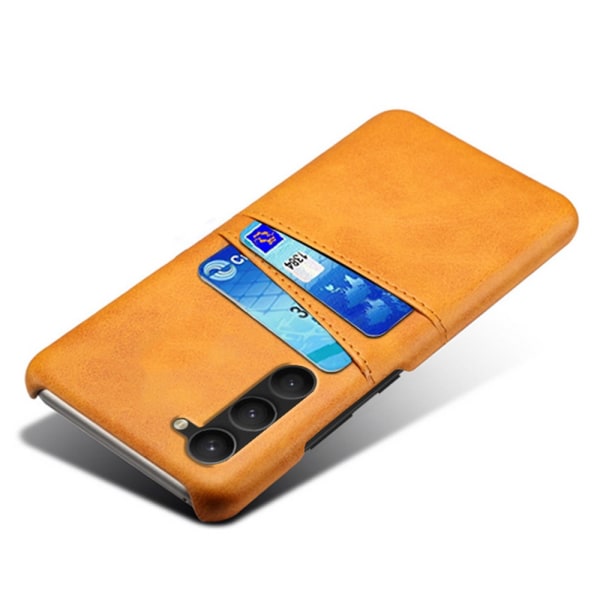 Kortholder Samsung S23 shell mobil shell hul oplader hovedtelefoner - Light brown / Beige Samsung Galaxy S23