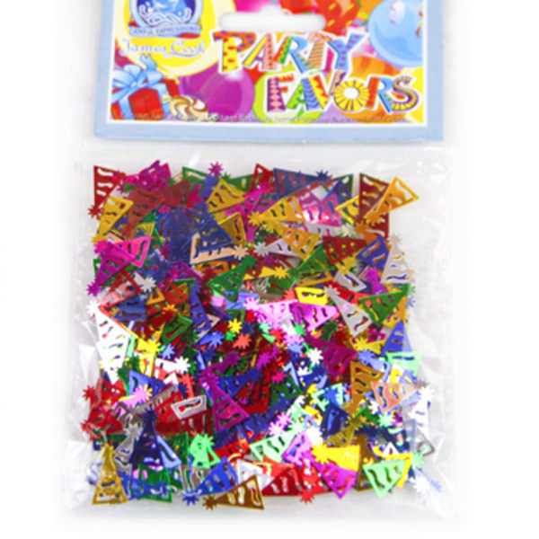 15 gram konfetti partyhattar / julgranar dekoration fest kalas Mixade färger