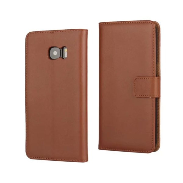Samsung Galaxy S10/S10+/S10e plånbok skal fodral skydd skinn - Brun Samsung Galaxy S10+