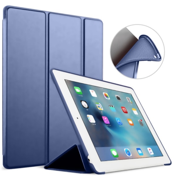 Alle modeller silikone iPad cover air / pro / mini smart cover cover- Sort Ipad 2/3/4 fra 2011/2012 Ikke Air