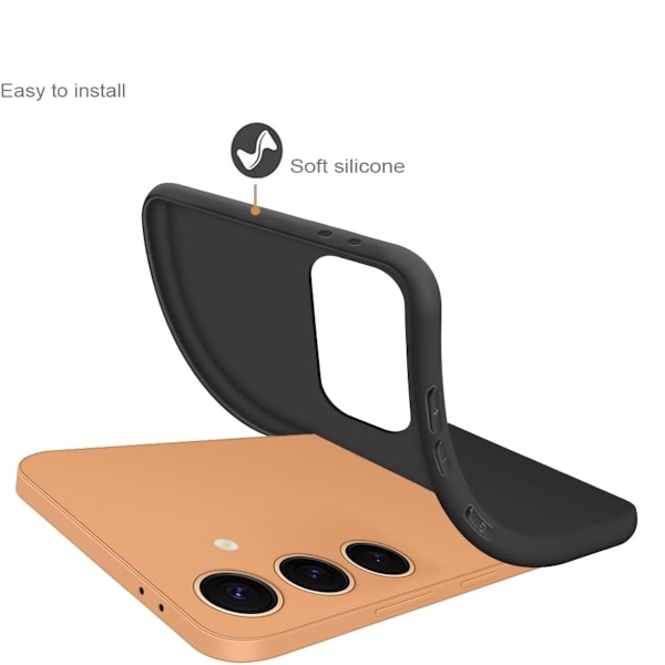 Samsung Galaxy S24 FE skal mobilskal silikon /  TPU - VÄLJ: MÖRK BLÅ Samsung S24 FE