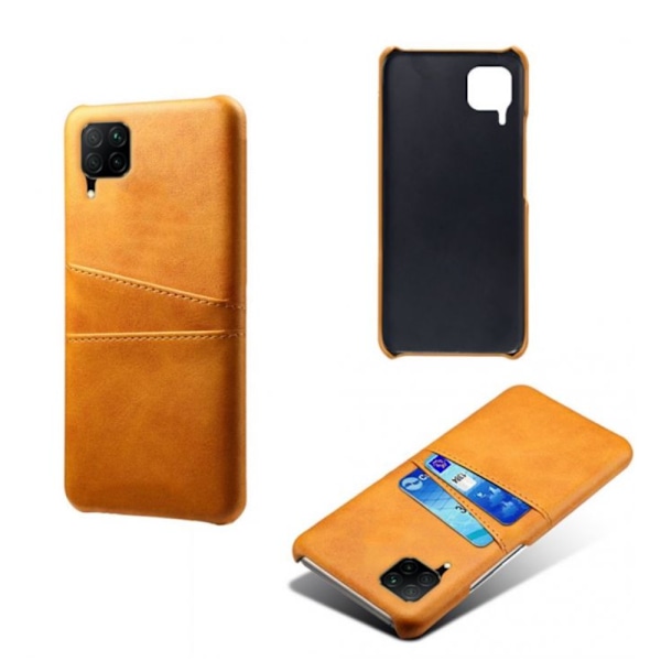 Huawei P40 lite 4G cover etui beskyttelse læder kort vis - Sort P40 lite 4G
