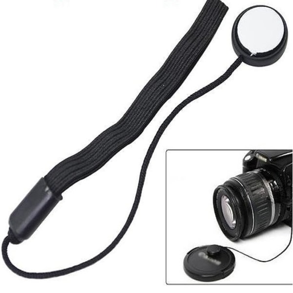 Hållare för lock till objektiv för ex Canon Nikon Sony Pentax svart