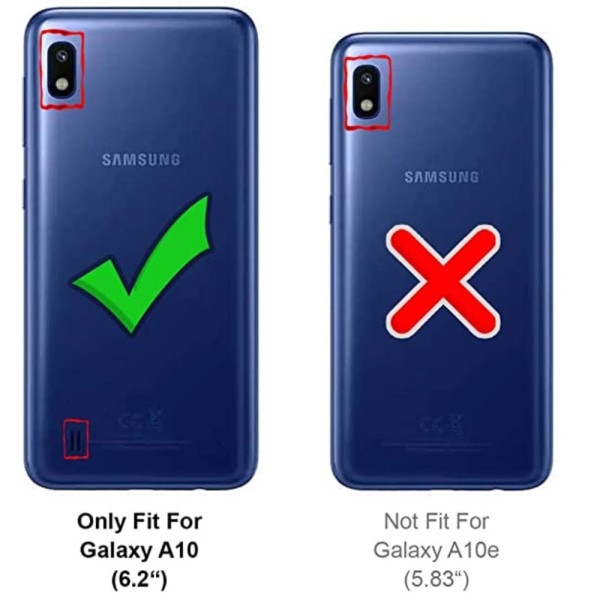 Samsung A10 kuori Army V3 Transparent Samsung Galaxy A10