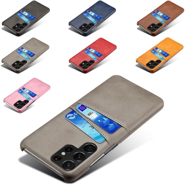 Korttiteline Samsung S23 Ultra -suojus mobiilisuojus laturikuulokkeissa - Black Samsung Galaxy S23 Ultra