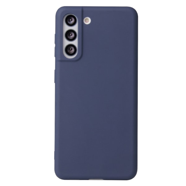 Silikonikotelo Samsung S21 FE kotelo mobiilikuoren näytönsuoja - Valitse: DARK BLUE  