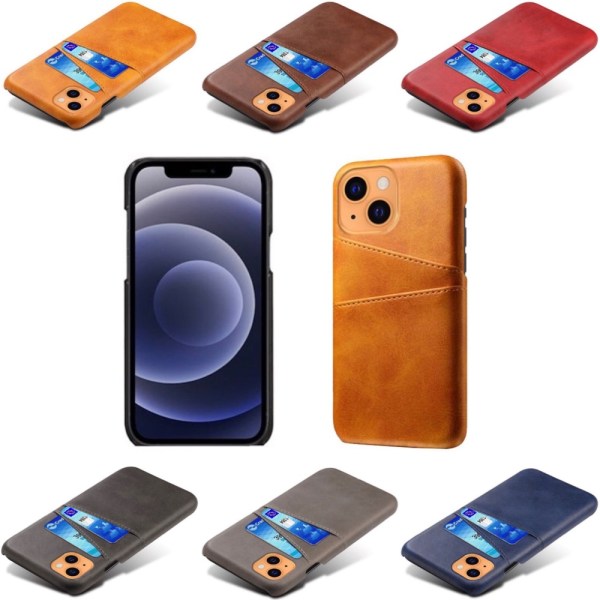 Kortholder Iphone 13 Case Mobiltelefon Cover Stik til oplader hovedtelefoner - Blå iPhone 13