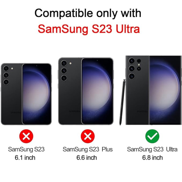 Samsung Galaxy S23 Ultra skal mobilskal silikon /  TPU - VÄLJ MÖRK BLÅ  