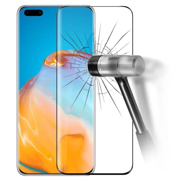 Huawei P40 Pro näytönsuoja 9H sopii kuoriin, koteloihin ja kuulokkeisiin - Transparent Huawei P40 Pro