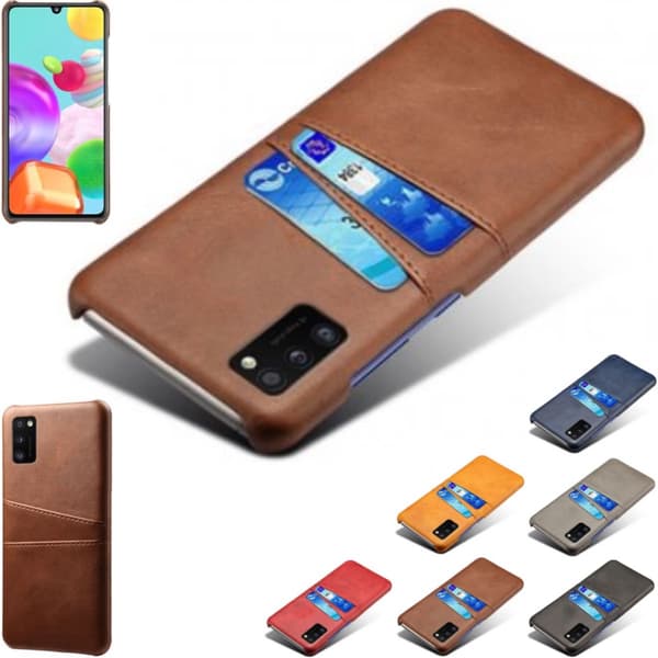 Samsung Galaxy A41 skal kort - Ljusbrun / beige A41