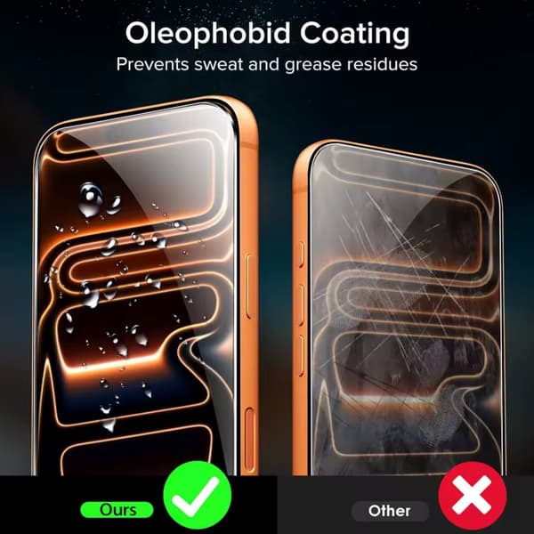 Iphone 17 Pro -näytönsuoja karkaistu lasi premium 1 kpl Transparent