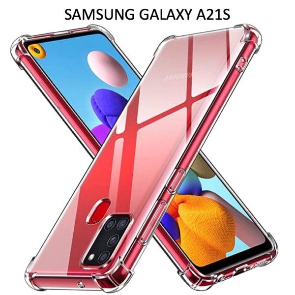 Samsung A21s/A70/A41/A50/A10/J6 skal mobilskal fodral Army V3 - Transparent A70 Samsung Galaxy