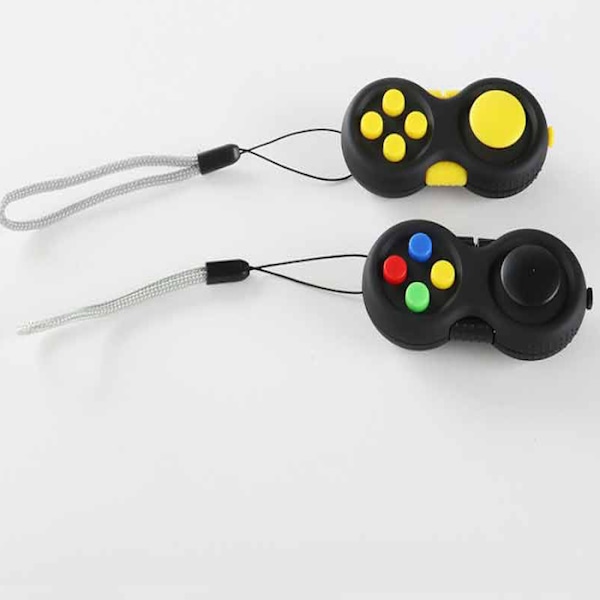 Fidget pad, anti stress redskap / hjälpmedel flerfärgad 7*3 cm